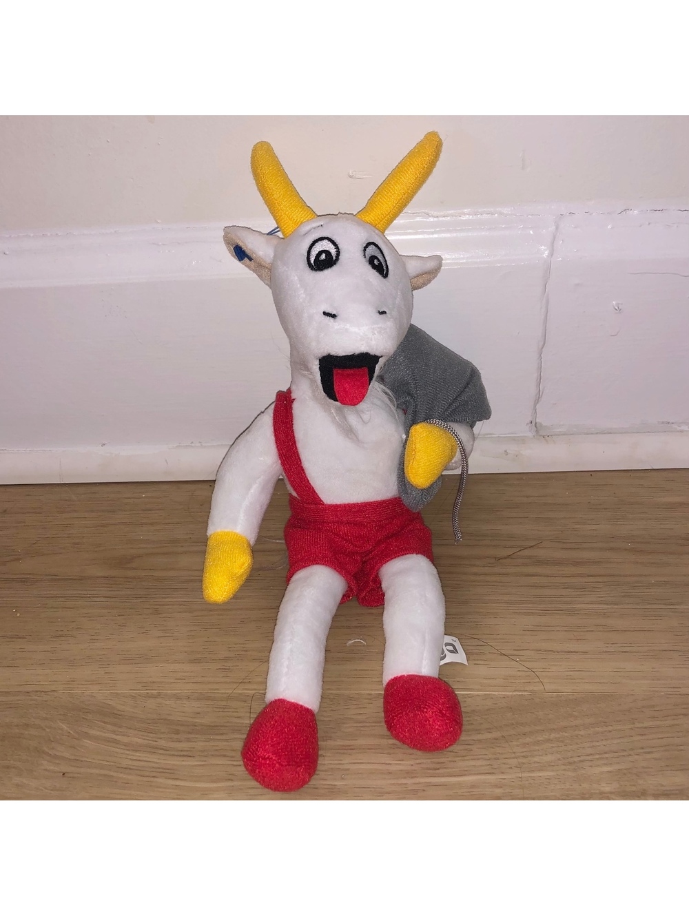 KOZIOLEK MATOLEK MASKOTKA BAJA CARTOON STORYBOOK GOAT PLUSH POLISH POLAND RARE